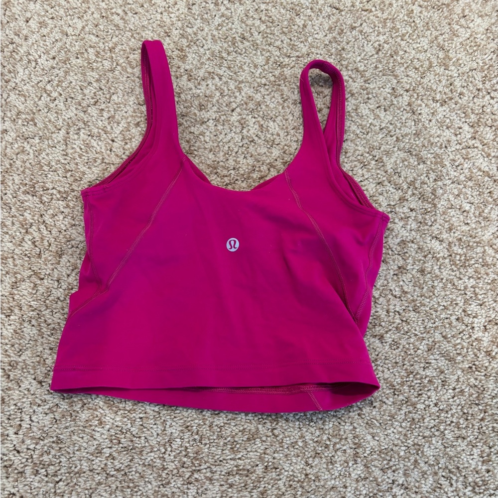 Lululemon Athletica Pink Stretch Sports Bra